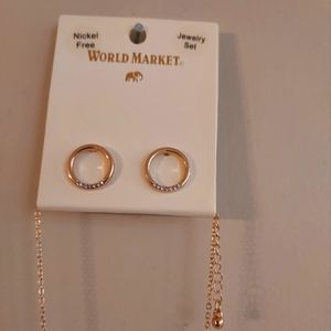 World market nickel free jewelry set